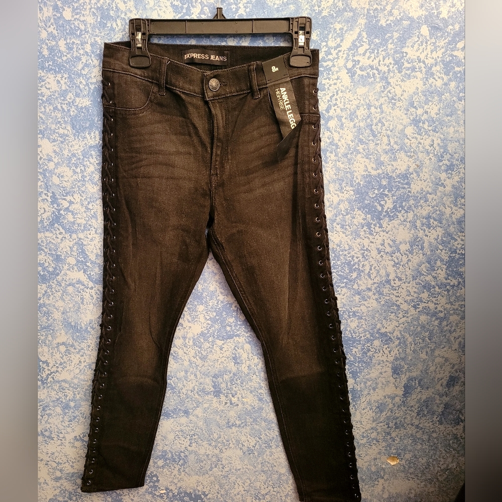 Express Hi Rise Ankle Legging Jeans